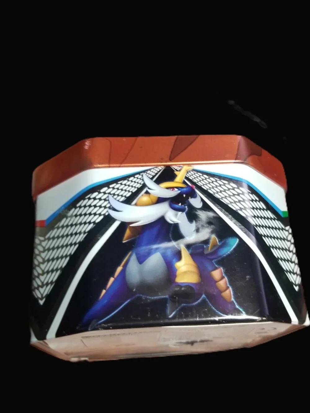 Pokemon Emboar Collector Tin Black/White 2013 Empty Metal Storage Case Nintendo